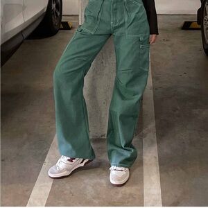 Lioness Teal Utility Pants